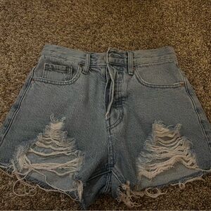 Pacsun high waisted ripped jean shorts